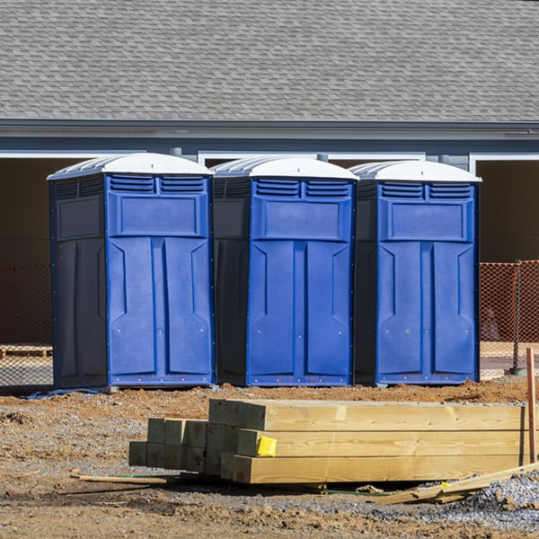 how do you dispose of waste after the portable toilets have been emptied in East Dixfield